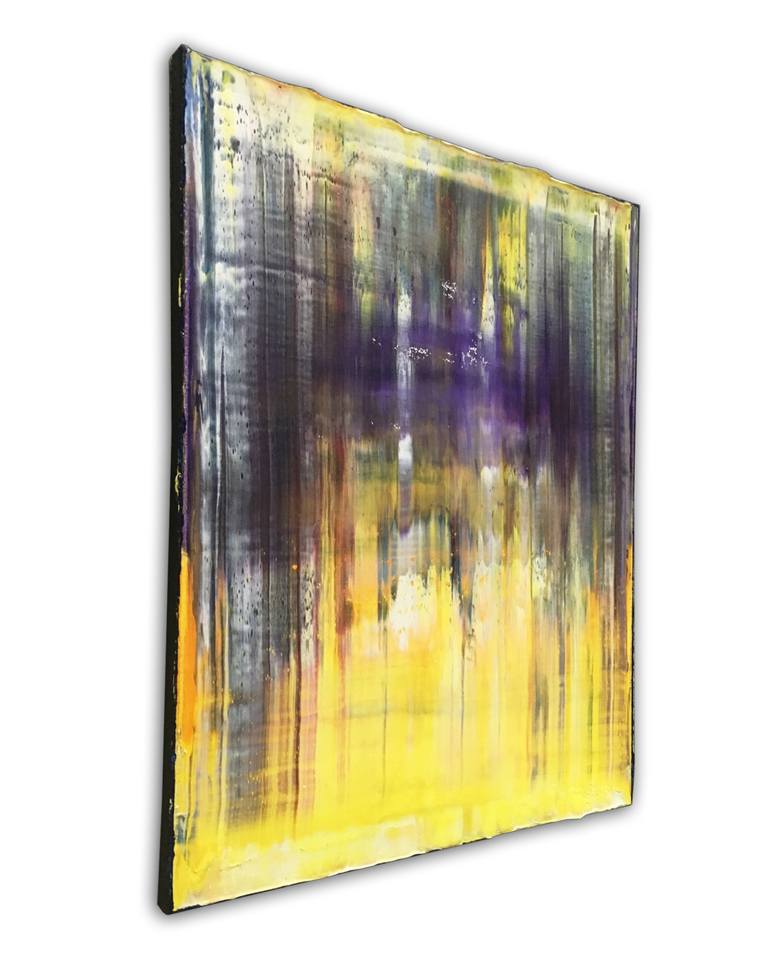 Original Abstract Expressionism Abstract Painting by Preston M Smith PMS
