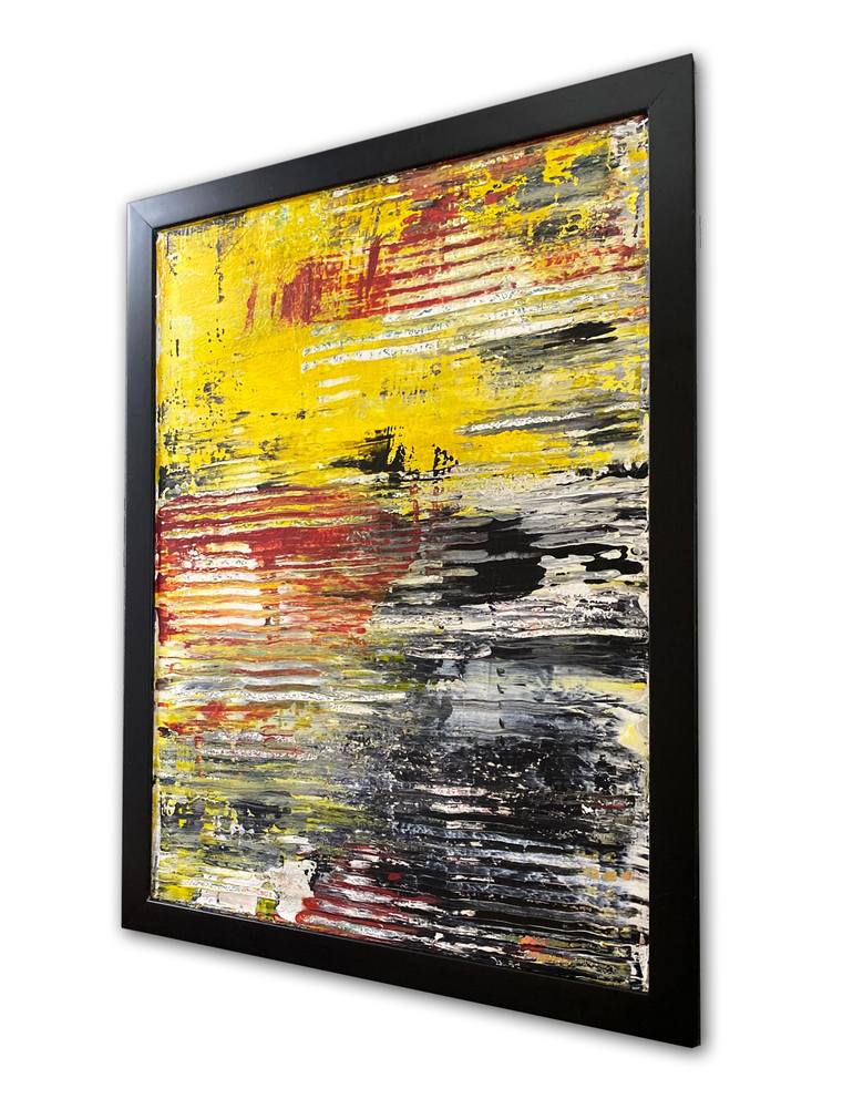 Original Abstract Expressionism Abstract Painting by Preston M Smith PMS