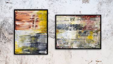 Original Abstract Expressionism Abstract Paintings by Preston M Smith PMS