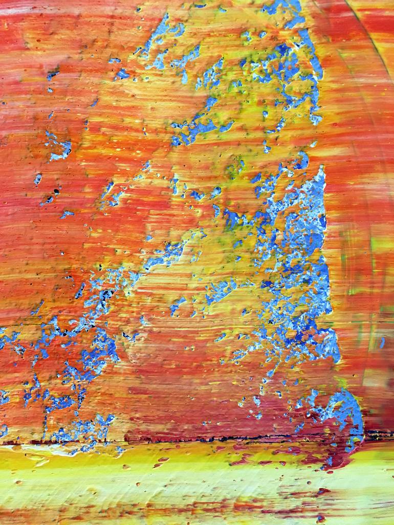 Original Abstract Expressionism Abstract Painting by Preston M Smith PMS