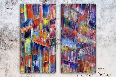 "Standing Together" Diptych thumb