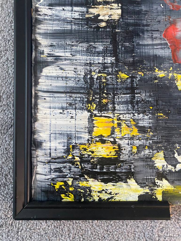 Original Abstract Expressionism Abstract Painting by Preston M Smith PMS