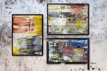 Original Abstract Expressionism Abstract Paintings by Preston M Smith PMS