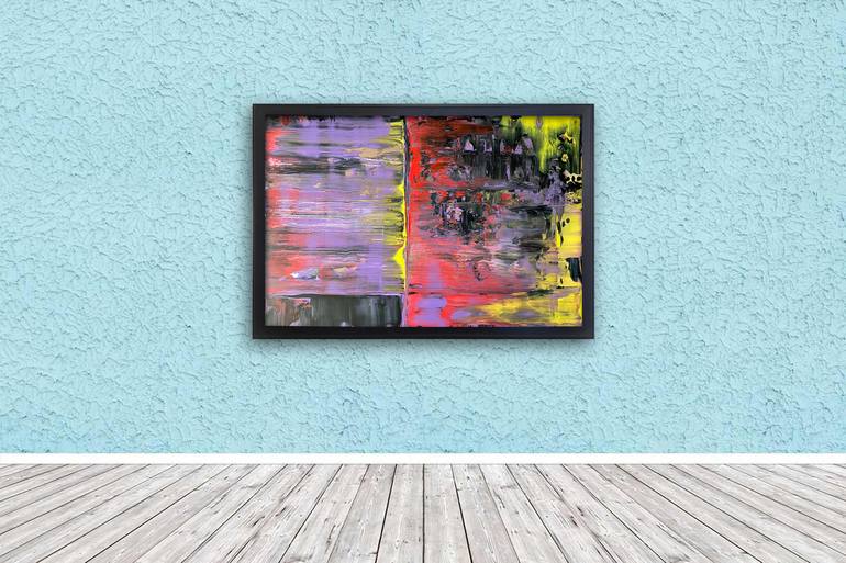 Original Abstract Painting by Preston M Smith PMS