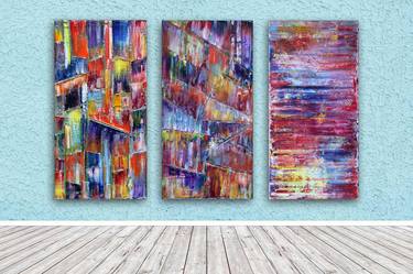 Original Abstract Paintings by Preston M Smith PMS