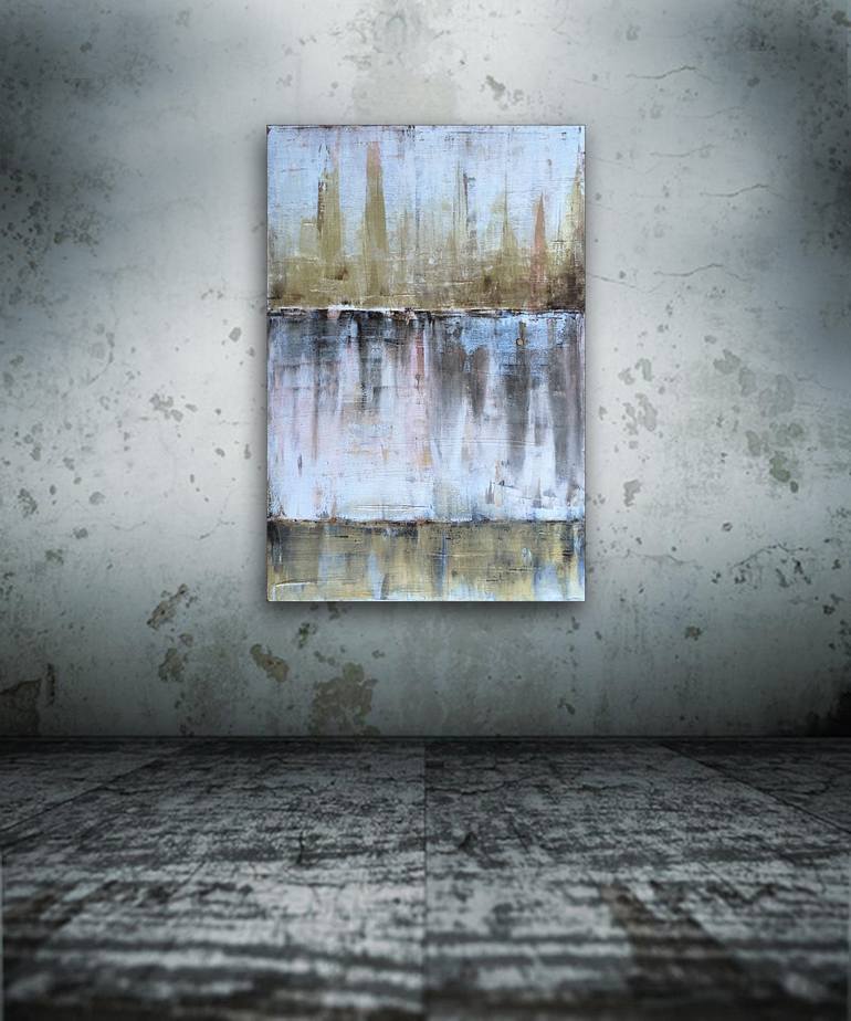 Original Abstract Expressionism Abstract Painting by Preston M Smith Pms