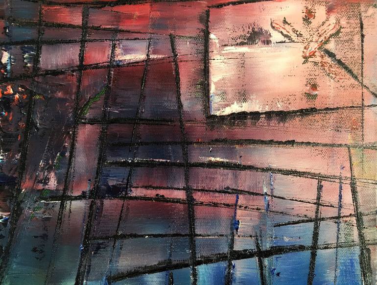 Original Abstract Painting by Preston M Smith PMS