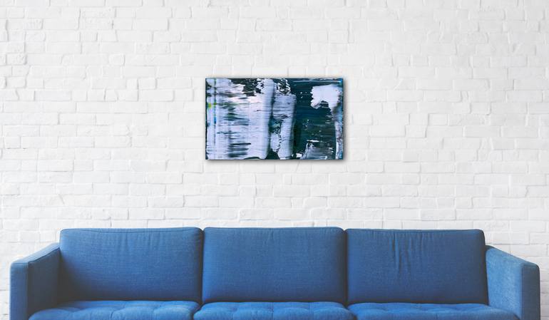 Original Abstract Expressionism Abstract Painting by Preston M Smith Pms