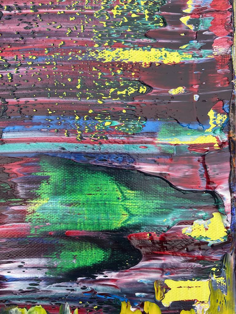 Original Abstract Painting by Preston M Smith PMS