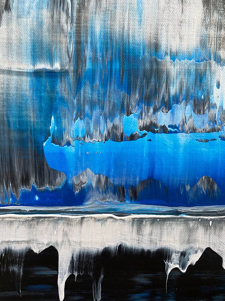 Original Abstract Expressionism Abstract Painting by Preston M Smith Pms