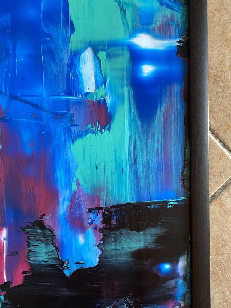 Original Abstract Painting by Preston M Smith PMS