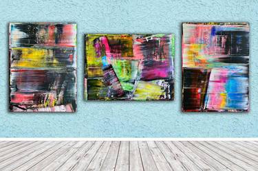Saatchi Art Artist Preston M Smith PMS; Paintings, “We're All Mad Here - Triptych” #art