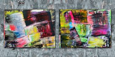 Original Abstract Paintings by Preston M Smith PMS