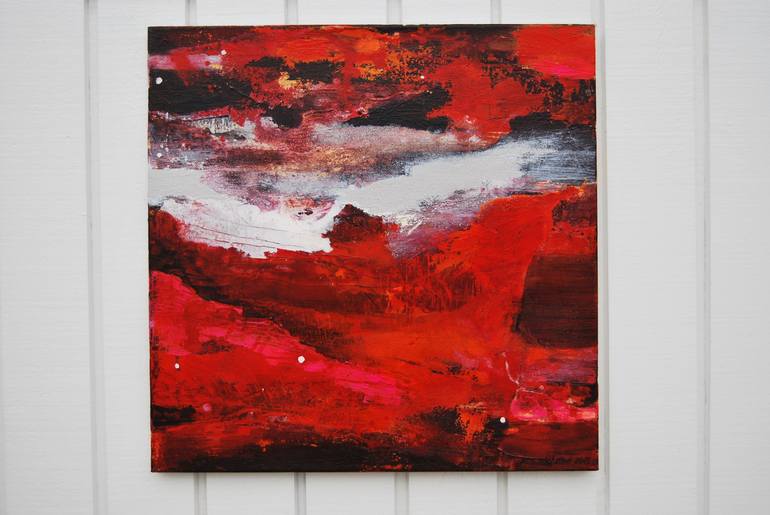 Original Abstract Landscape Painting by Mona Birte Wichstad