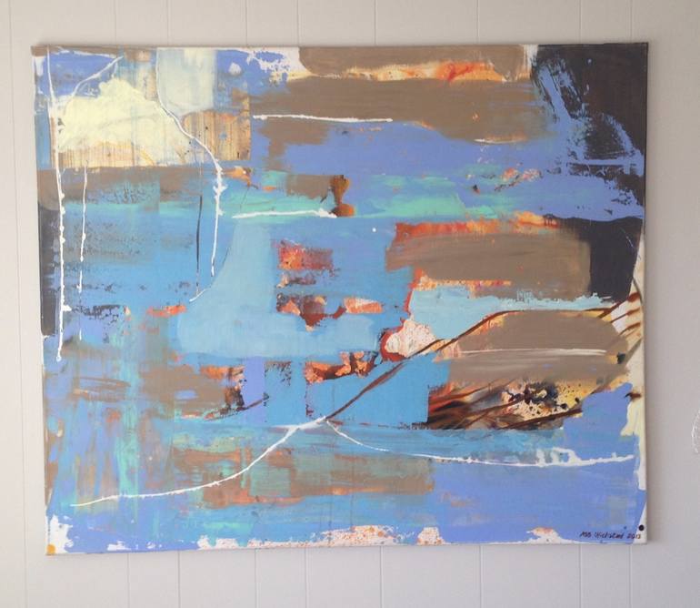 Original Abstract Painting by Mona Birte Wichstad
