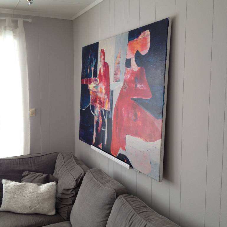 Original Abstract Pop Culture/Celebrity Painting by Mona Birte Wichstad