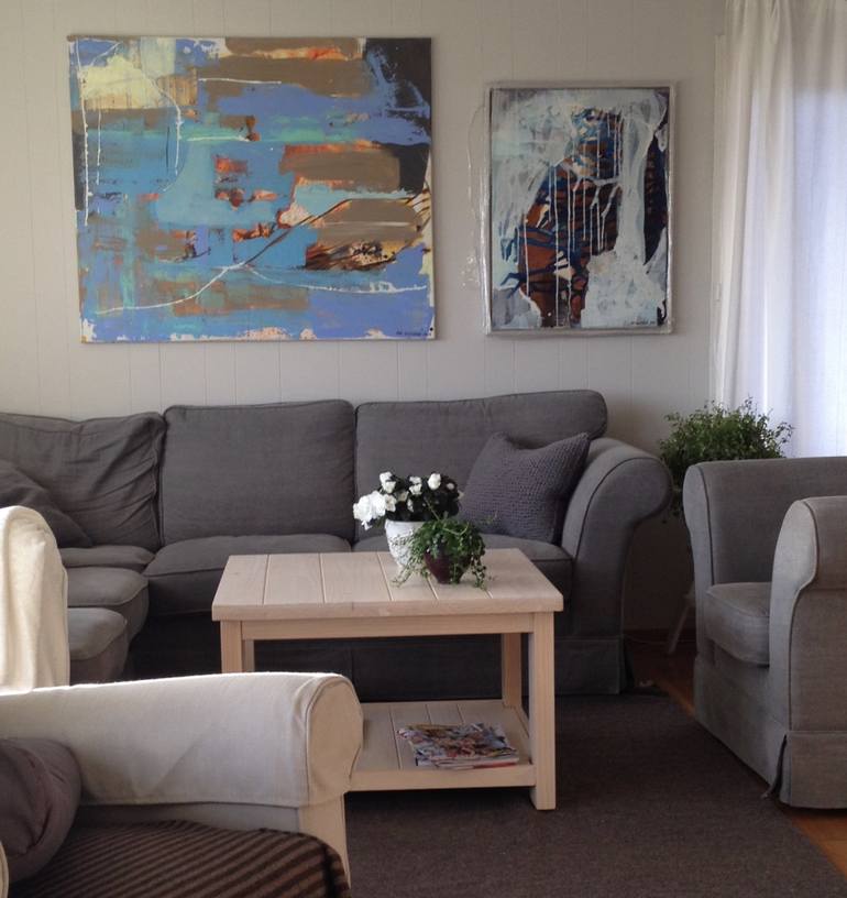 Original Modern Abstract Painting by Mona Birte Wichstad