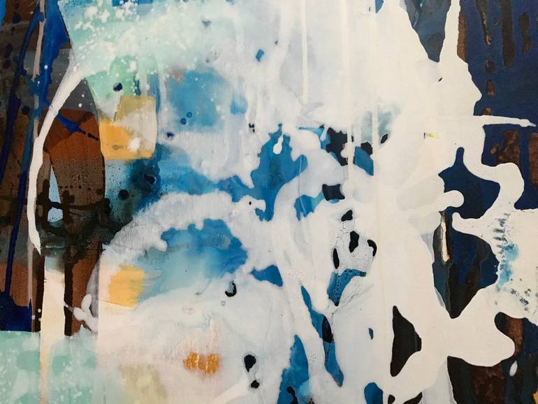 Original Abstract Expressionism Abstract Painting by Mona Birte Wichstad