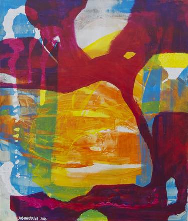 Original Expressionism Abstract Paintings by Mona Birte Wichstad