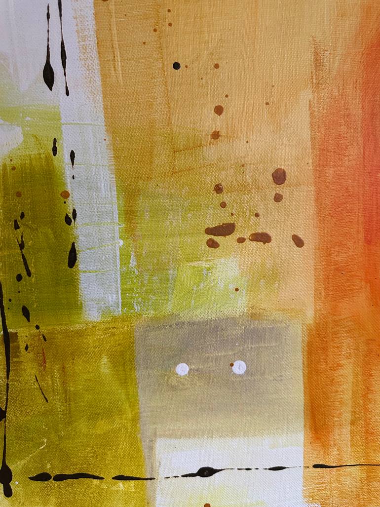 Original Abstract Expressionism Abstract Painting by Mona Birte Wichstad