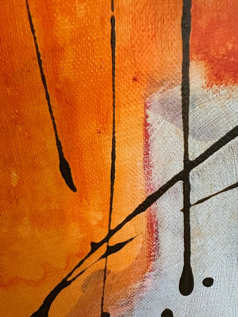 Original Abstract Expressionism Abstract Painting by Mona Birte Wichstad