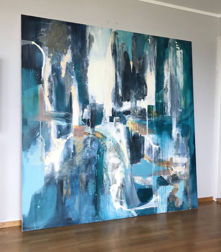 Original Abstract Painting by Mona Birte Wichstad