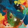 inspired by nature, by the springtime, when nature comes alive 
3 small paintings , this is number 2
