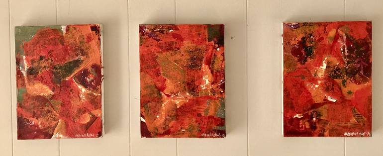 Original Abstract Painting by Mona Birte Wichstad