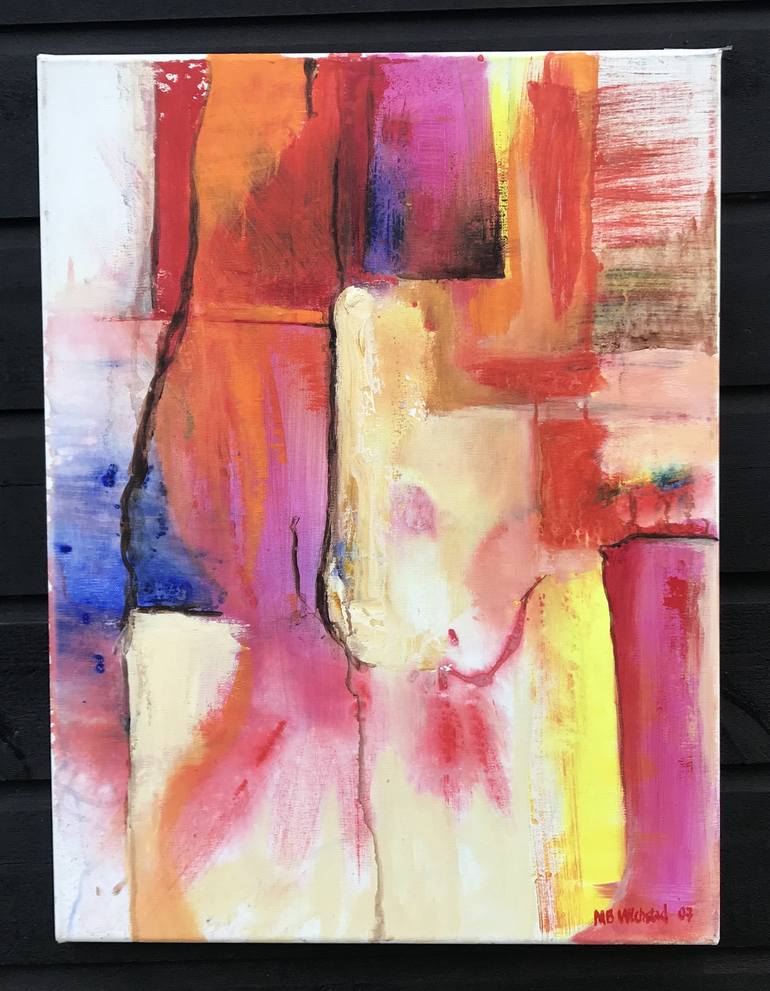 Original Abstract Painting by Mona Birte Wichstad