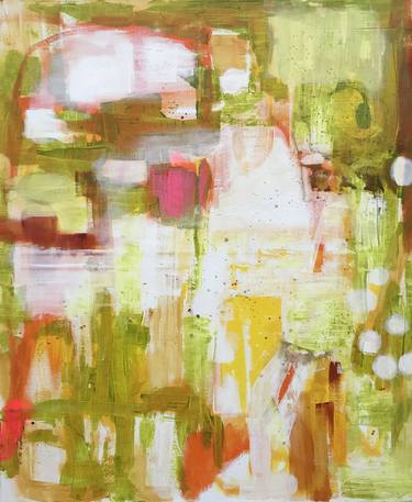 Original Abstract Expressionism Abstract Paintings by Mona Birte Wichstad