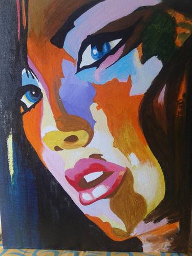 Original Abstract Women Paintings by sonam rathi