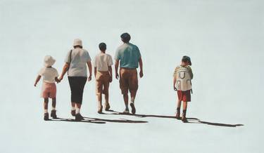 Original Figurative People Paintings by Corinne Lecot
