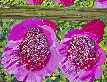 Print of Floral Collage by ARUNA MENE