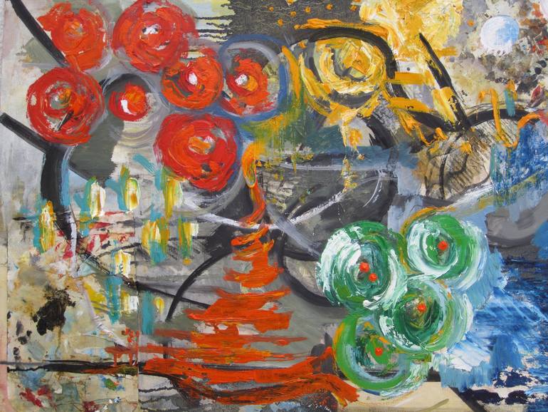 Sandra Rizzo The Garden Party Painting by Sandra Rizzo | Saatchi Art