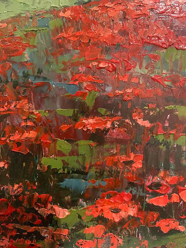 Original Expressionism Landscape Painting by Sue Barrasi