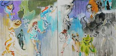 Original Expressionism People Paintings by Christine Connelly