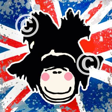 POP CHIMPS with Union Jack thumb