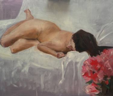 Print of Figurative Erotic Paintings by Sophie Simonet