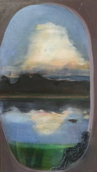 Original Surrealism Landscape Paintings by Sophie Simonet