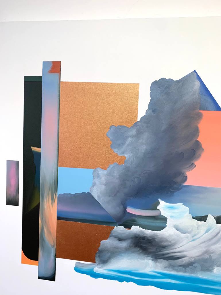 Original Conceptual Abstract Painting by Fernanda Uski