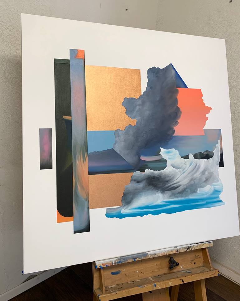Original Conceptual Abstract Painting by Fernanda Uski