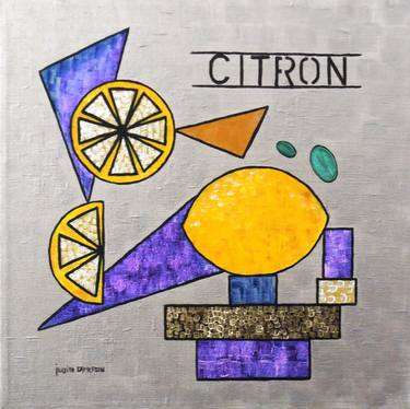 Original Cubism Food Paintings by Judith Cameron