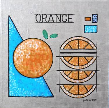 Original Cubism Food Paintings by Judith Cameron