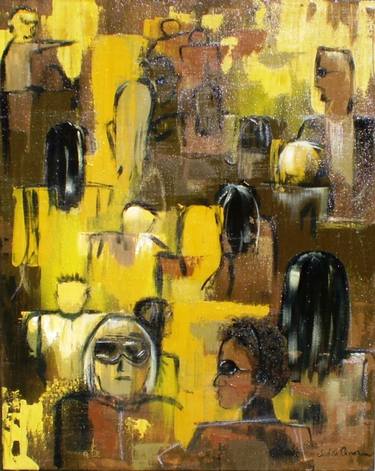Original Abstract People Paintings by Judith Cameron