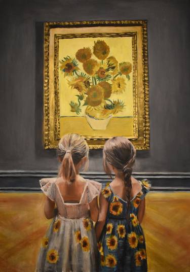 Original Contemporary Children Painting by Escha Van Den Bogerd