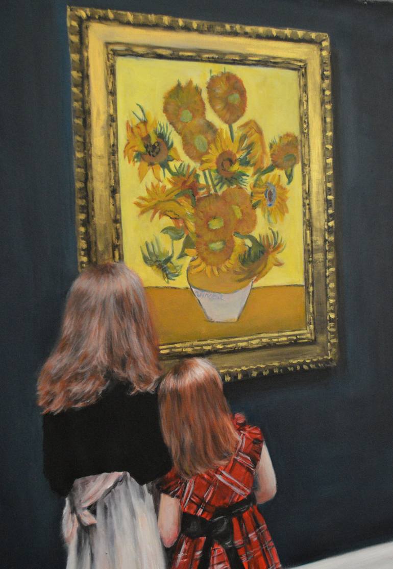 Original Figurative People Painting by Escha Van Den Bogerd