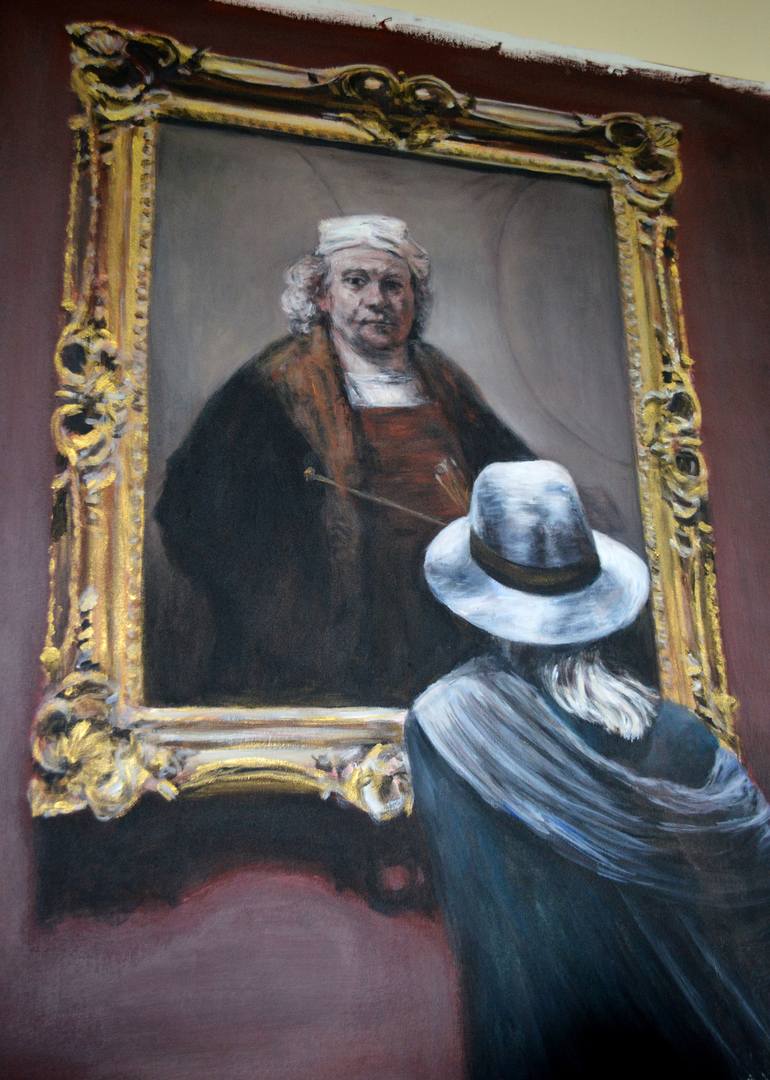 Original People Painting by Escha Van Den Bogerd
