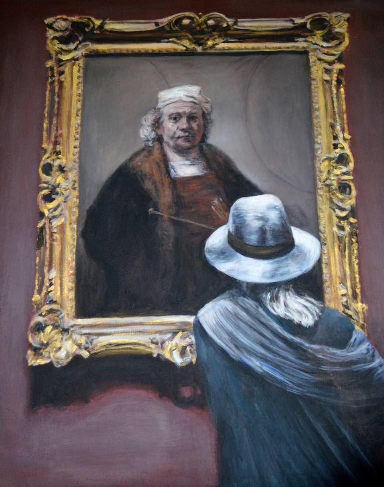 Original People Painting by Escha Van Den Bogerd