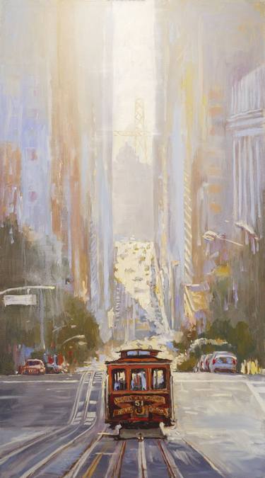 Original Impressionism Car Paintings by Haya Vajra