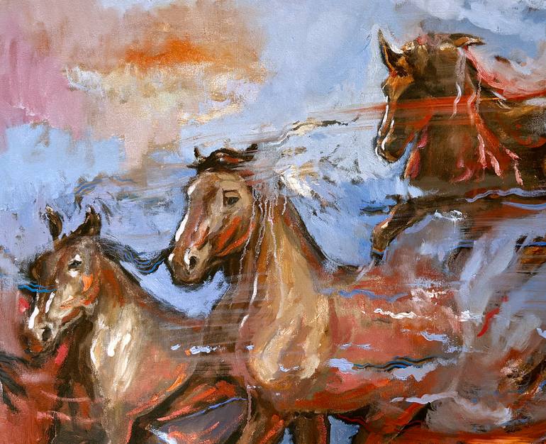 Original Conceptual Animal Painting by Yuvak Tuladhar